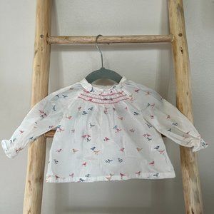 Zara Baby Blouse | 0-3 mo.